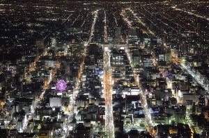 「札幌夜景空撮」写真展