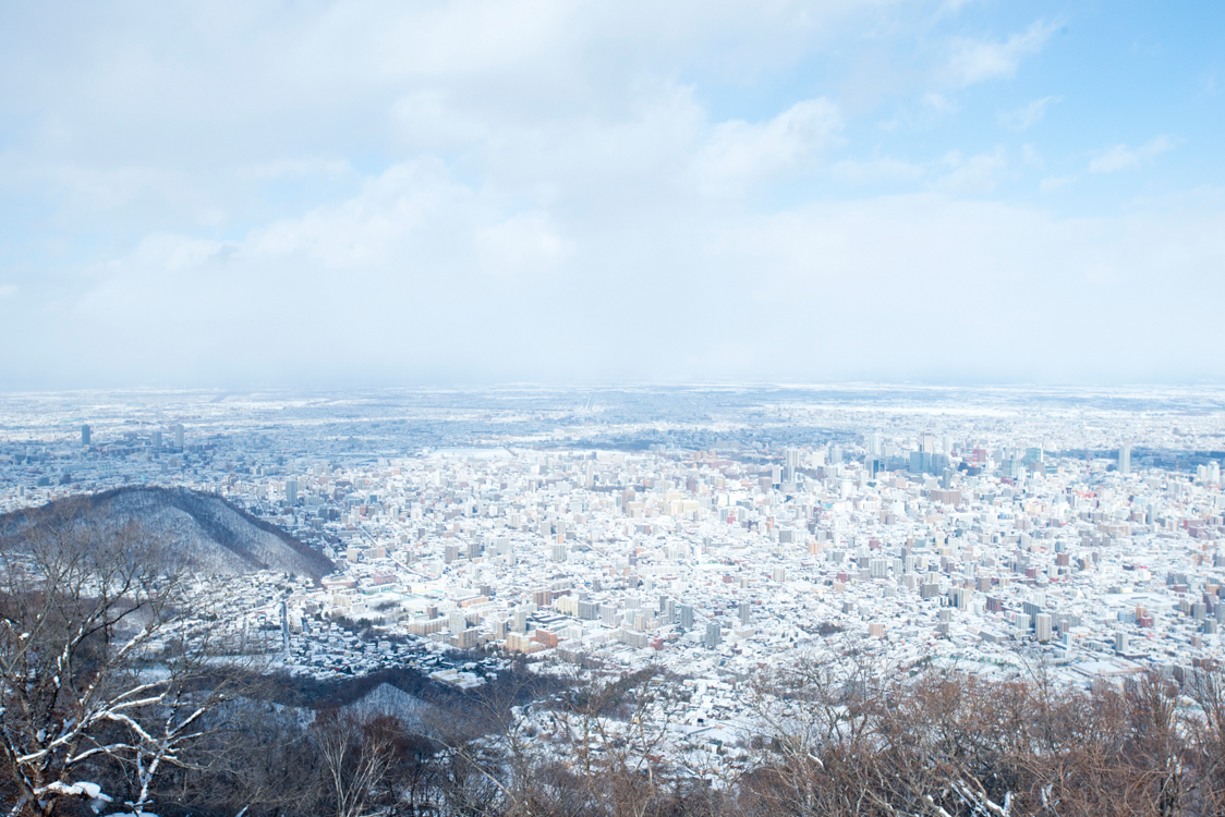 冬の札幌の景色の写真