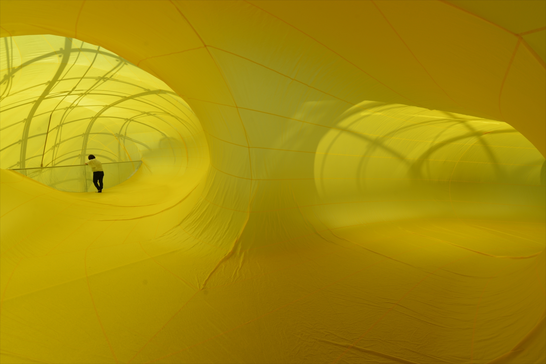 松井紫朗《climbing time/ falling time》2017 Photo by KOMAKI Yoshisato