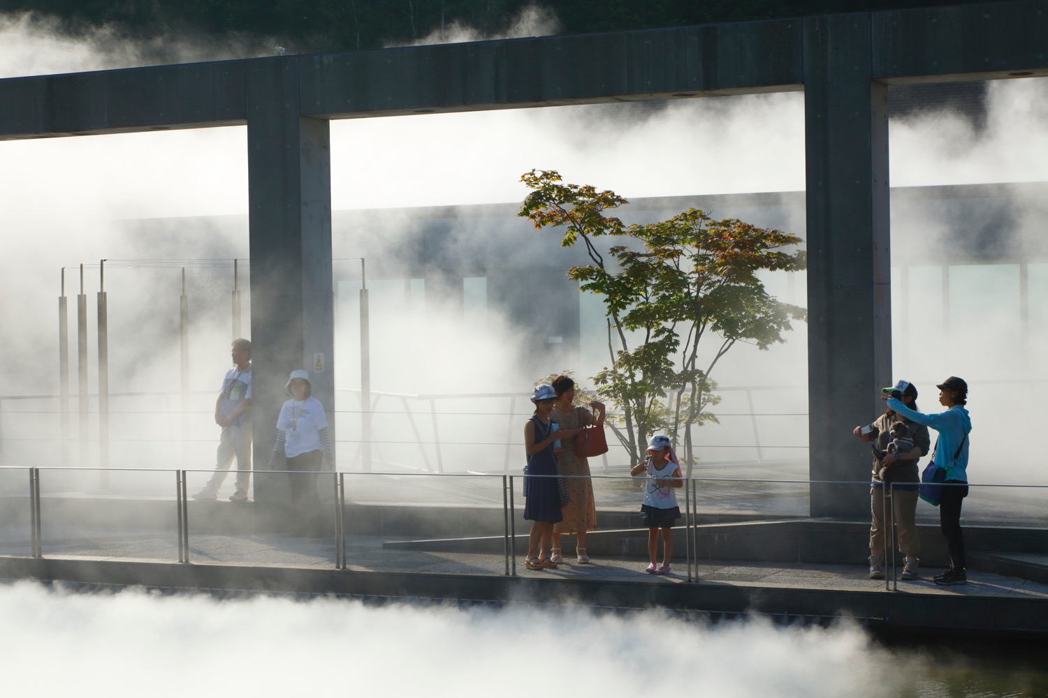 中谷芙ニ子《FOGSCAPE #47412》2014,Photo by KIOKU Keizo