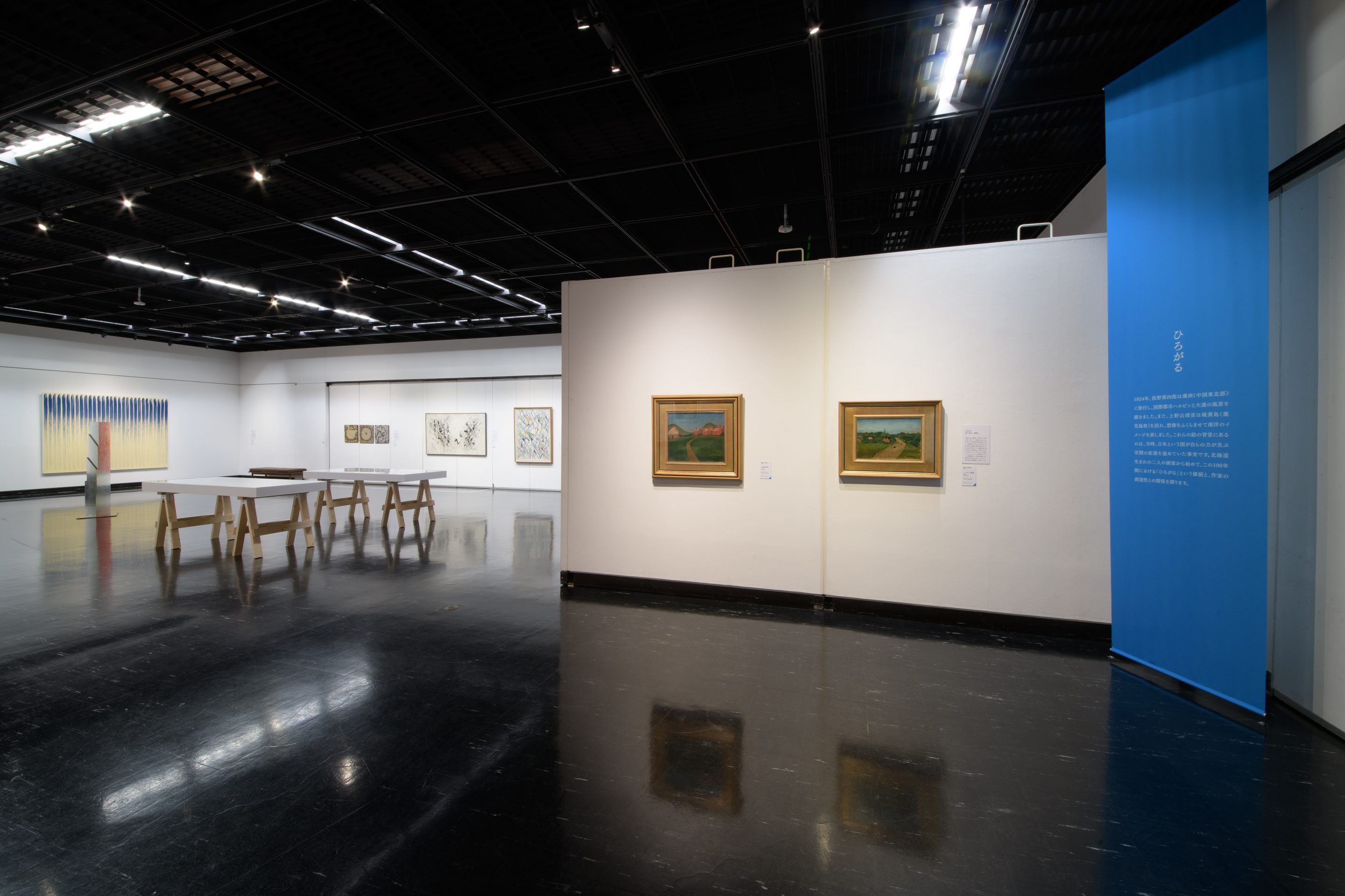 北海道立近代美術館の展示風景, Photo by KOMAKI Yoshisato