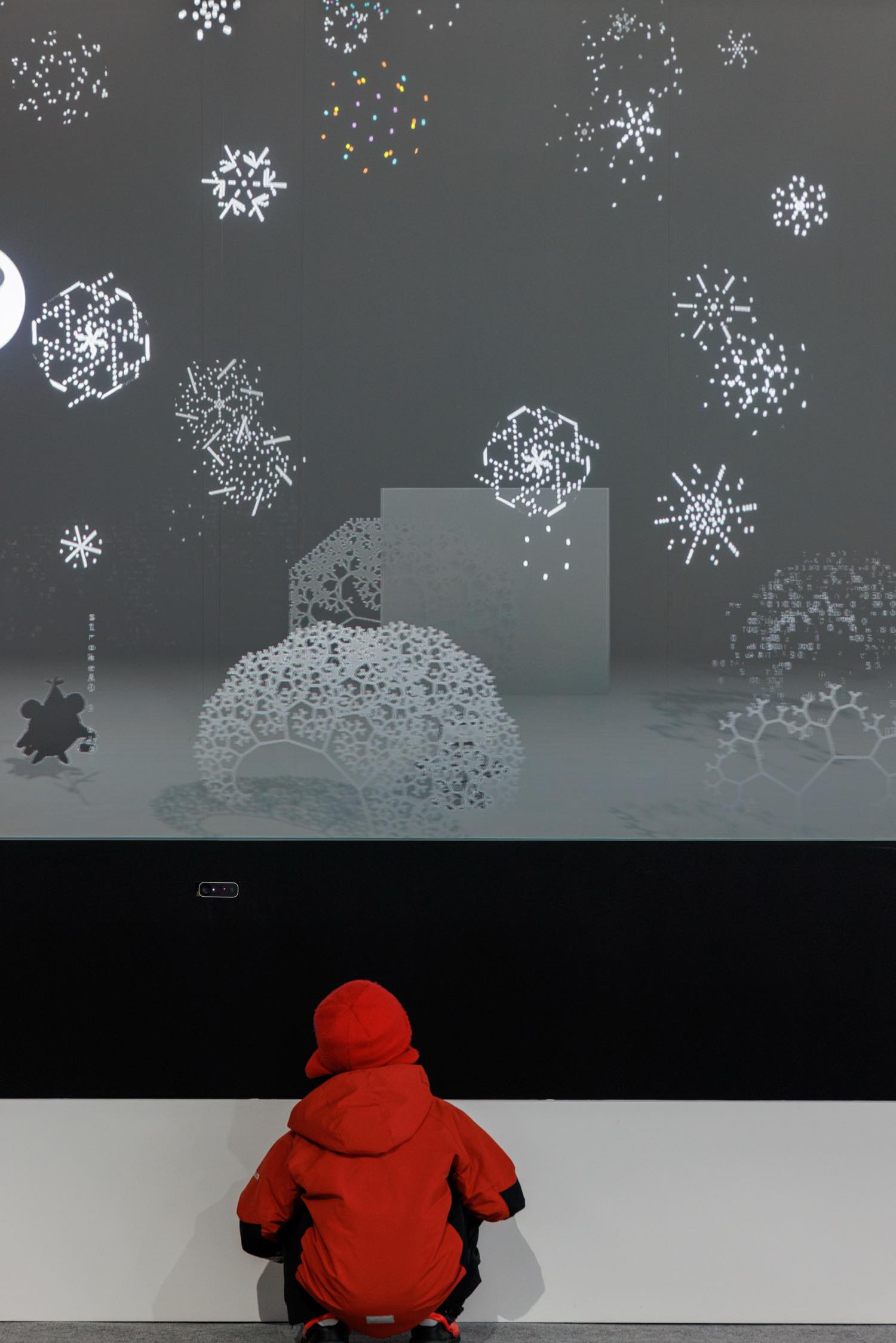 Fujimori “My Code [snow crystals, trees and stars] ＋ My Monster” 2026, Photo by KUSUMI Erika