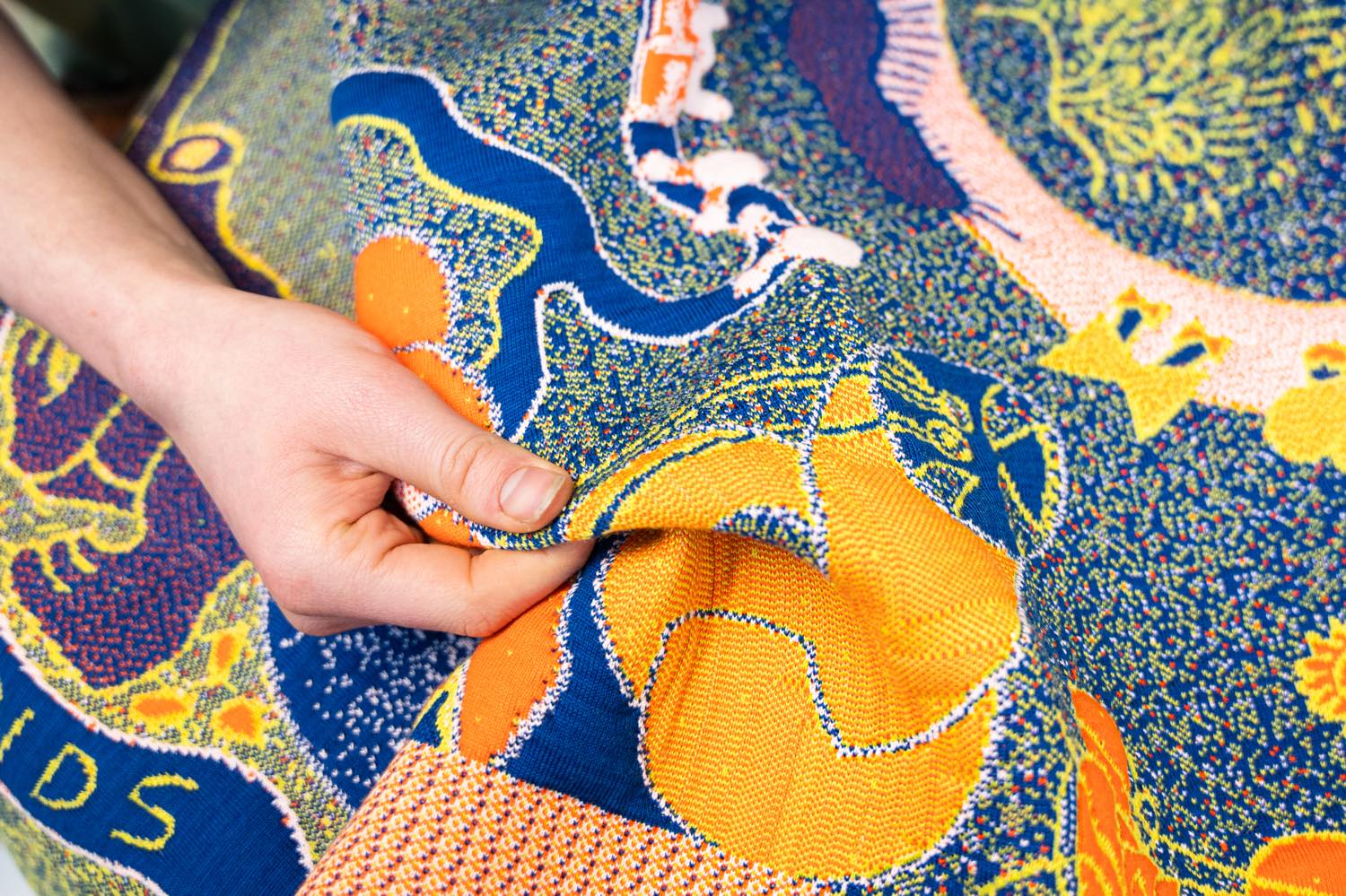 Fanja BOUTS "A Largely Distorted yet Surprisingly Ordered Map of Regular Irregularities: A Dense Description of The Present Day History of The Future" 2023 , Photo by Patty van den Elshout