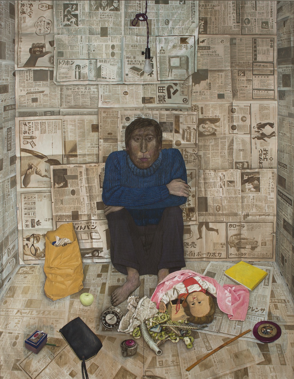 画像:<p>神田日勝《室内風景》(1970)北海道立近代美術館所蔵</p>